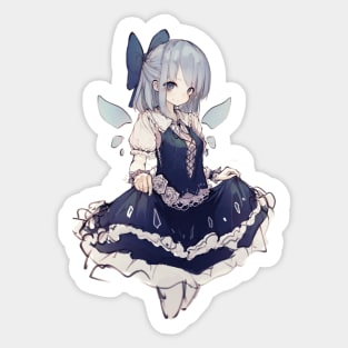 Cirno Touhou Sticker